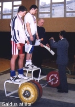 no kreiss: Mrti Veka, Latvijas empionta lauretu apbalvoana, 01.03.2003
