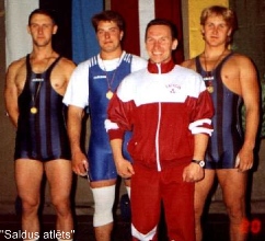 no kreiss: Gints Ozols, Dainis Zltis, Jnis Andns, Mris Zusts - Saldus, 1996